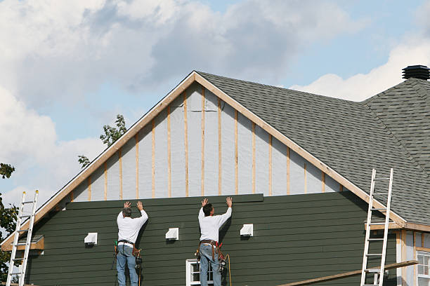 Professional Emergency Siding Repair technician working in Princeton, NJ